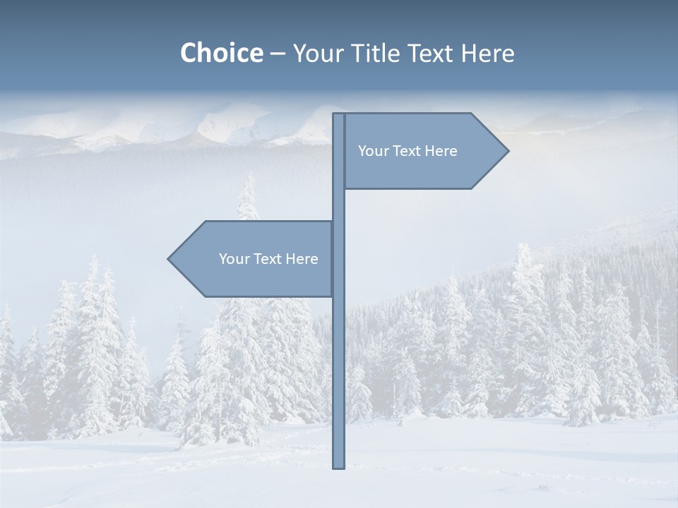 Illumination Beauty Ice PowerPoint Template