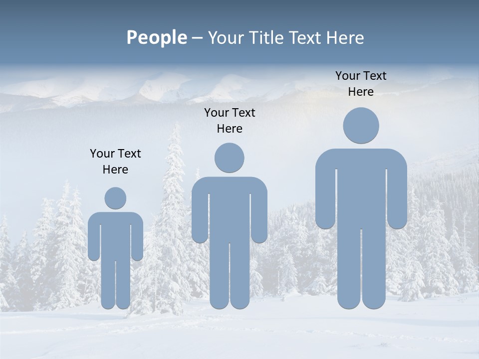 Illumination Beauty Ice PowerPoint Template