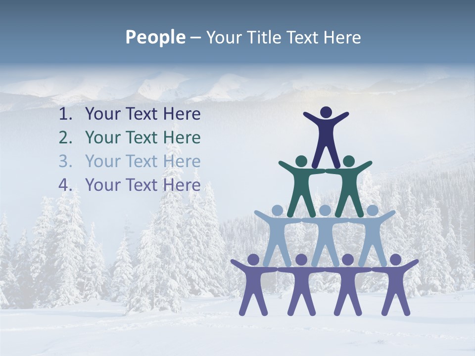 Illumination Beauty Ice PowerPoint Template