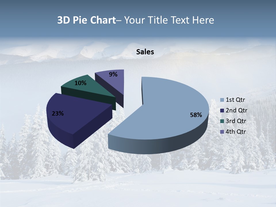 Illumination Beauty Ice PowerPoint Template