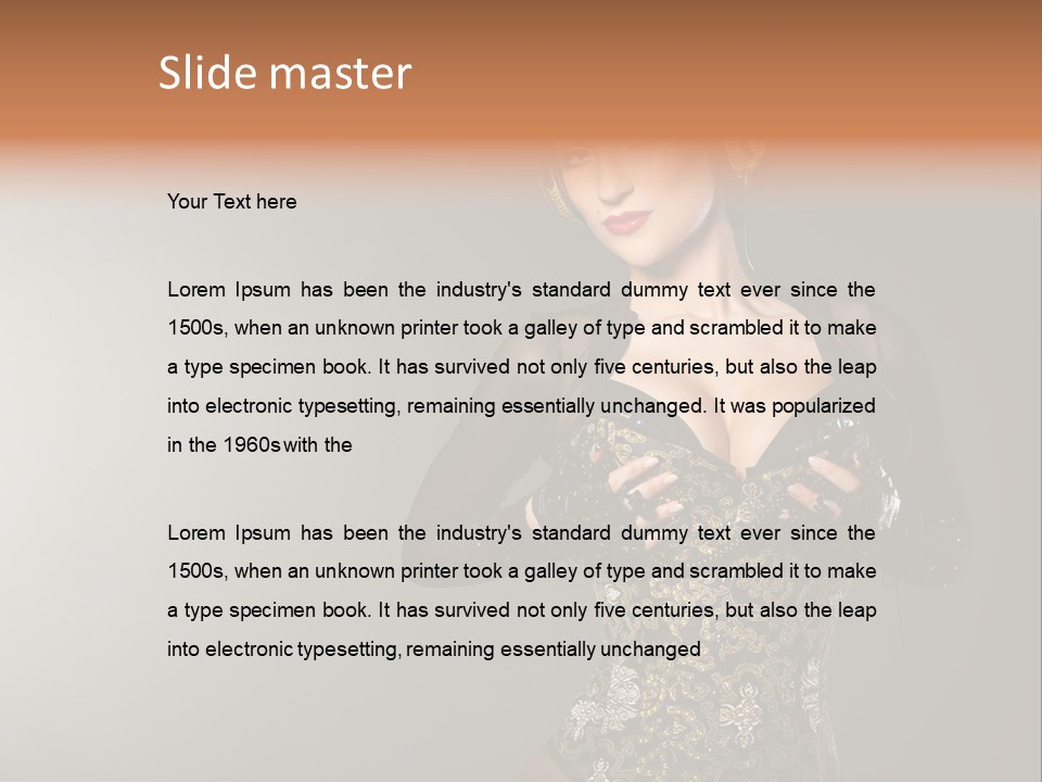 Listen Fashion Entertainment PowerPoint Template