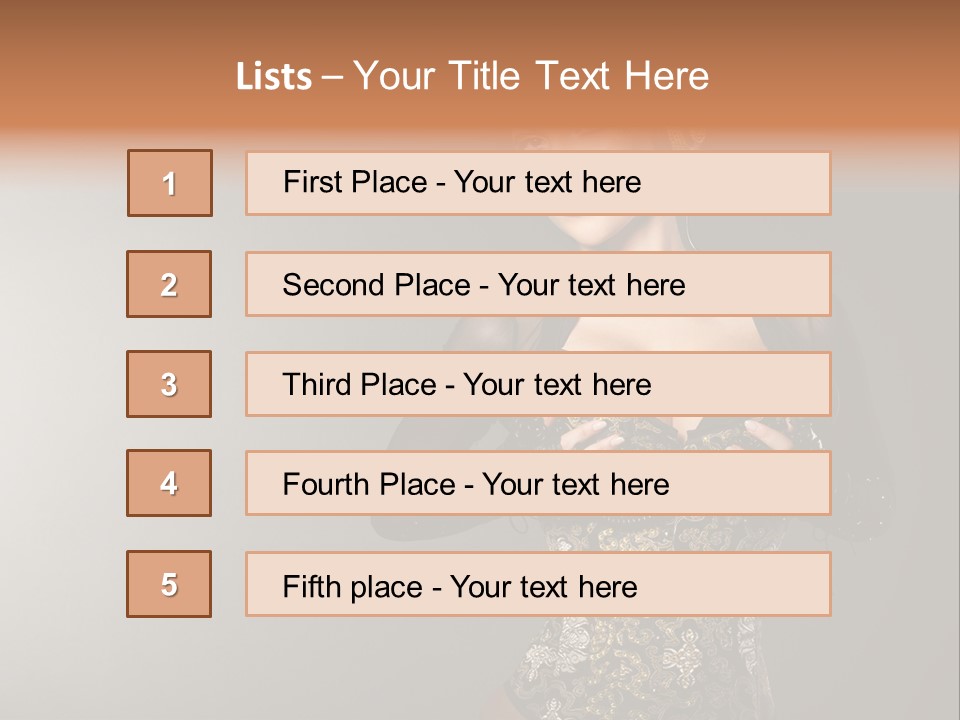 Listen Fashion Entertainment PowerPoint Template
