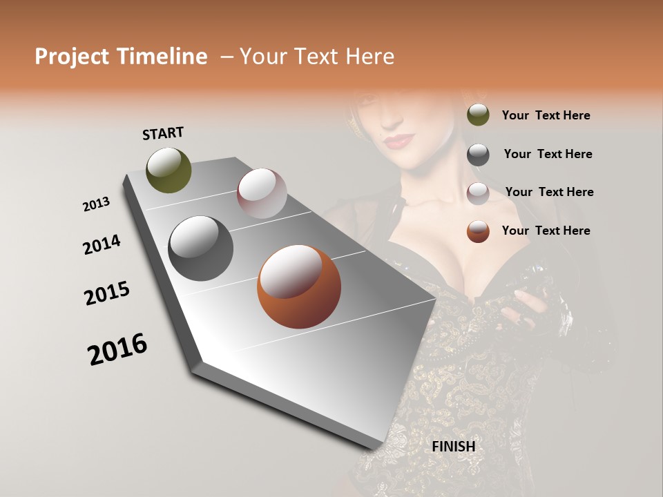 Listen Fashion Entertainment PowerPoint Template