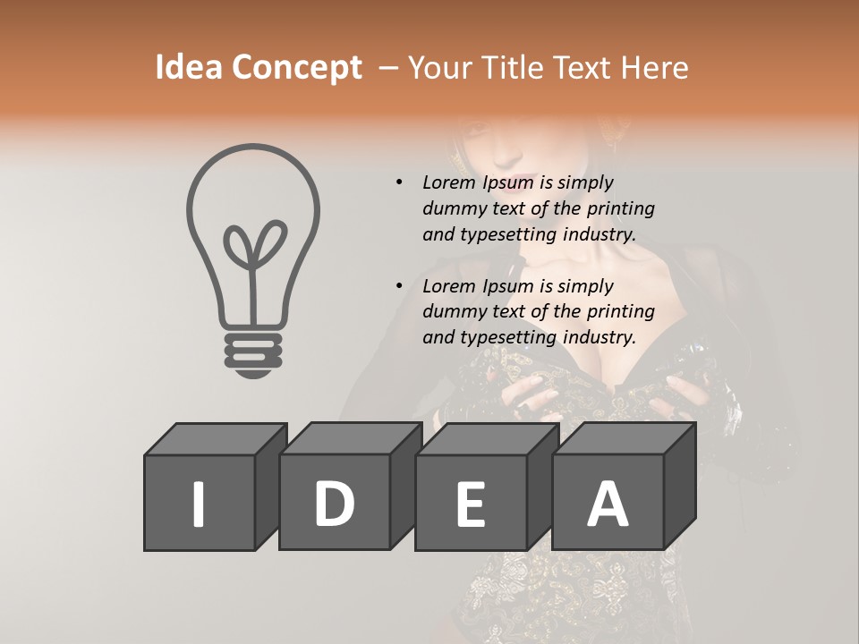 Listen Fashion Entertainment PowerPoint Template