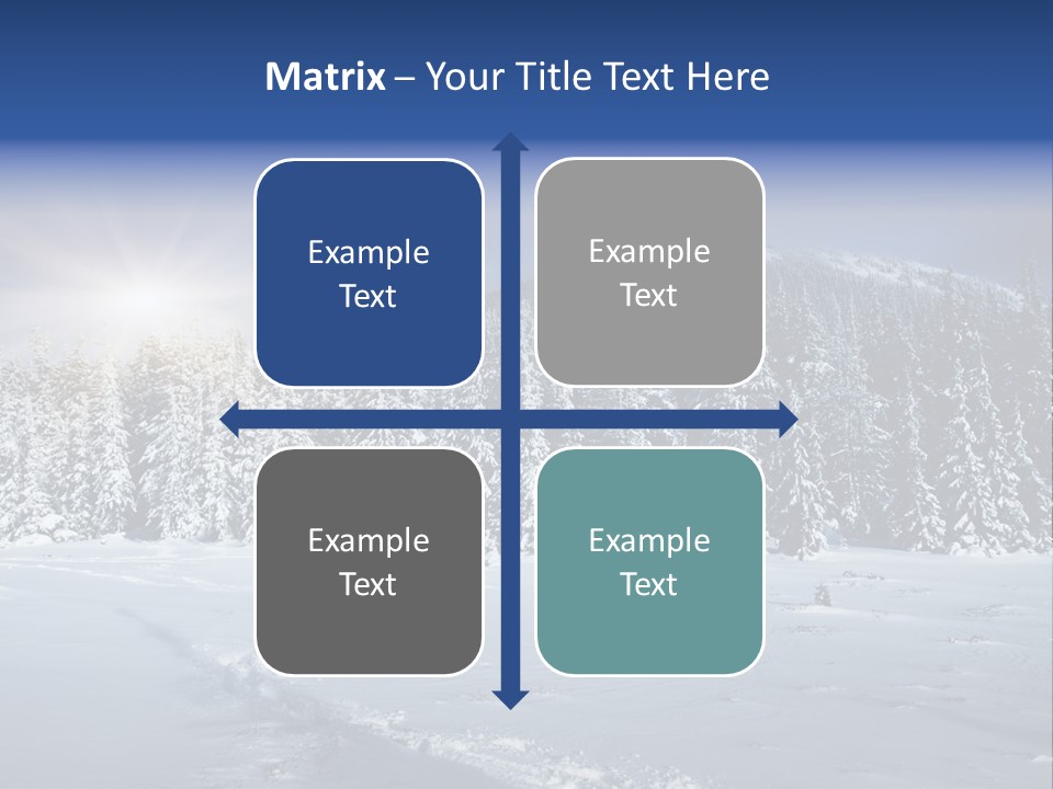 Nature Landscape Xmas PowerPoint Template