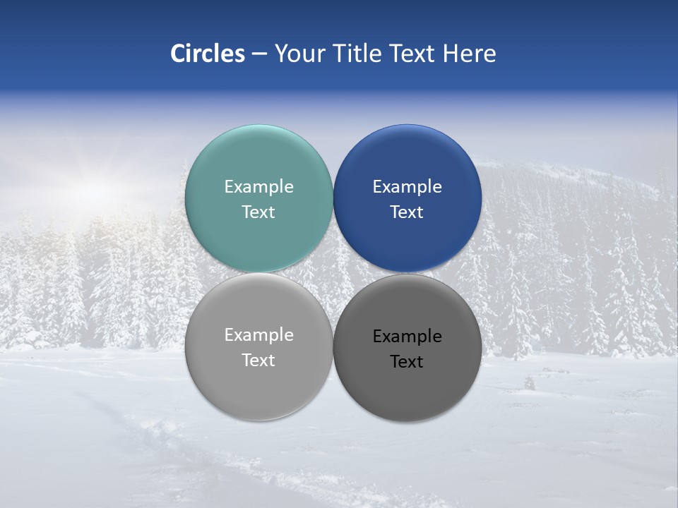 Nature Landscape Xmas PowerPoint Template