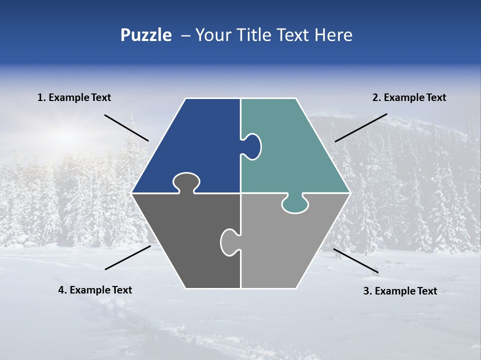 Nature Landscape Xmas PowerPoint Template