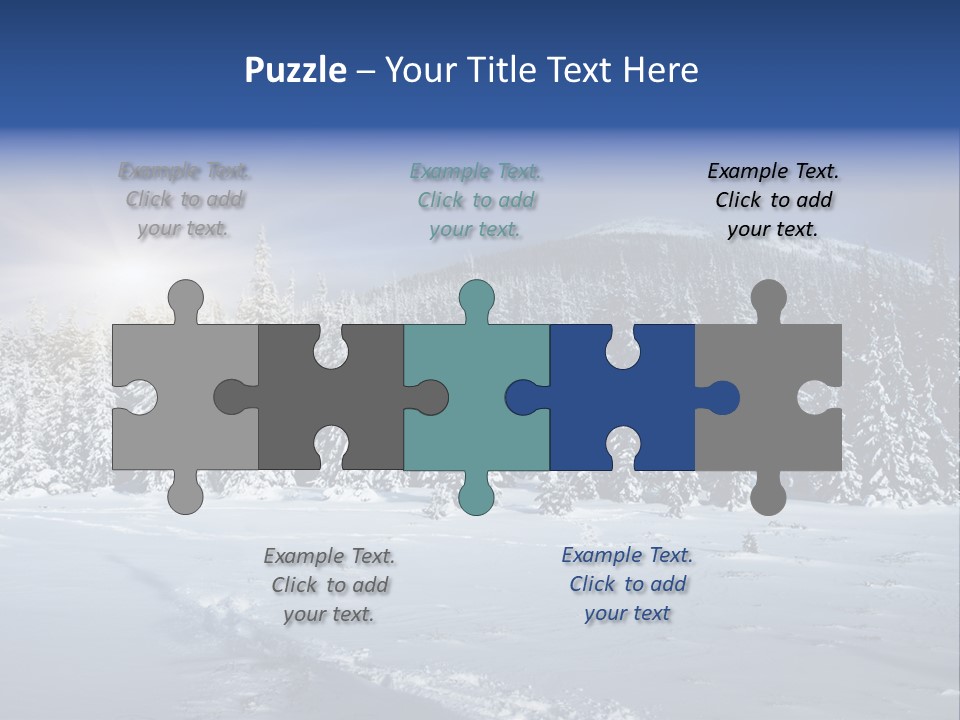 Nature Landscape Xmas PowerPoint Template