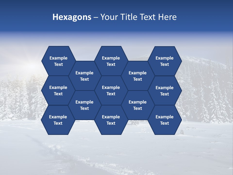 Nature Landscape Xmas PowerPoint Template