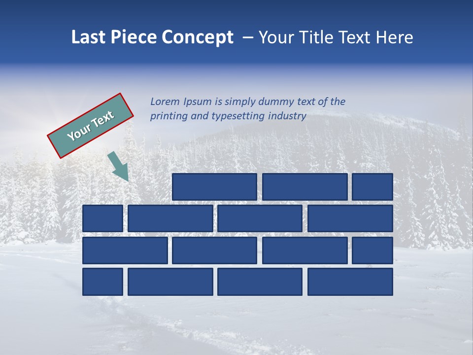 Nature Landscape Xmas PowerPoint Template