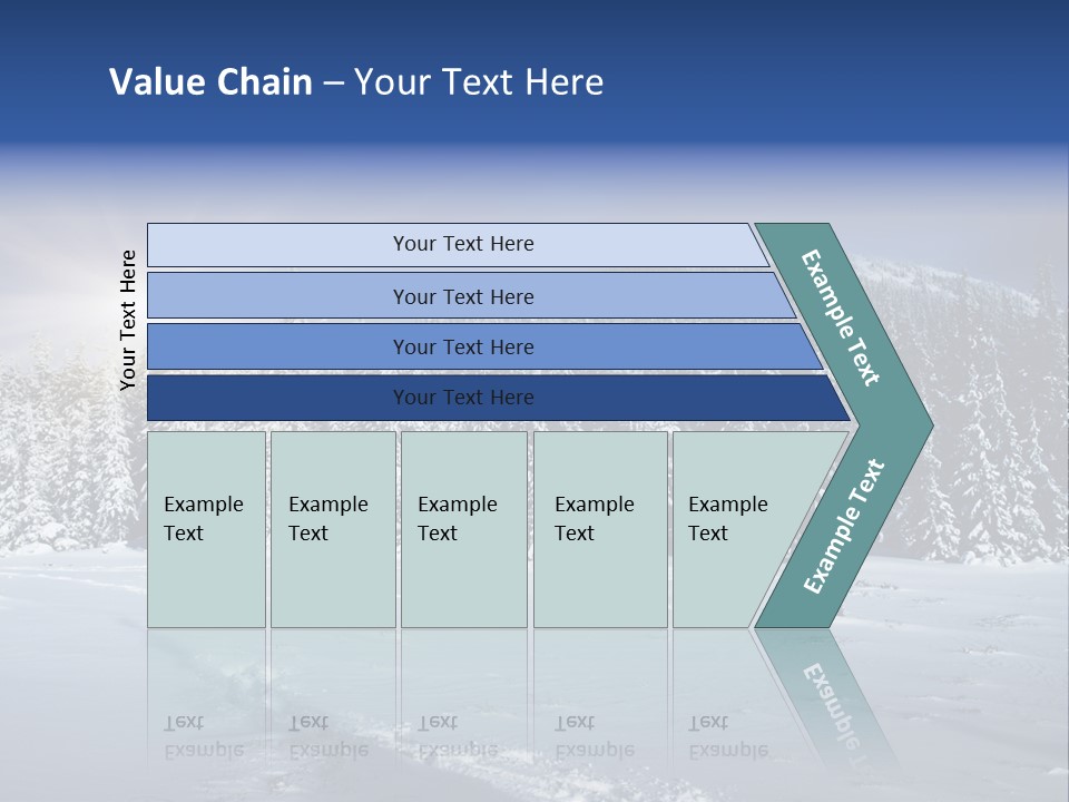 Nature Landscape Xmas PowerPoint Template