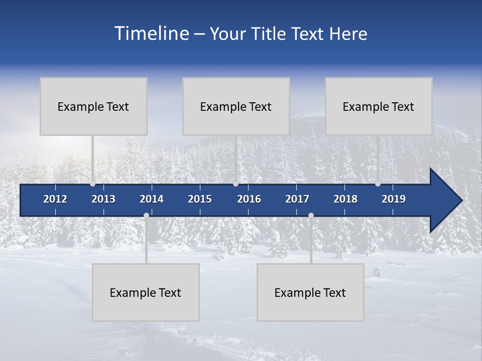 Nature Landscape Xmas PowerPoint Template
