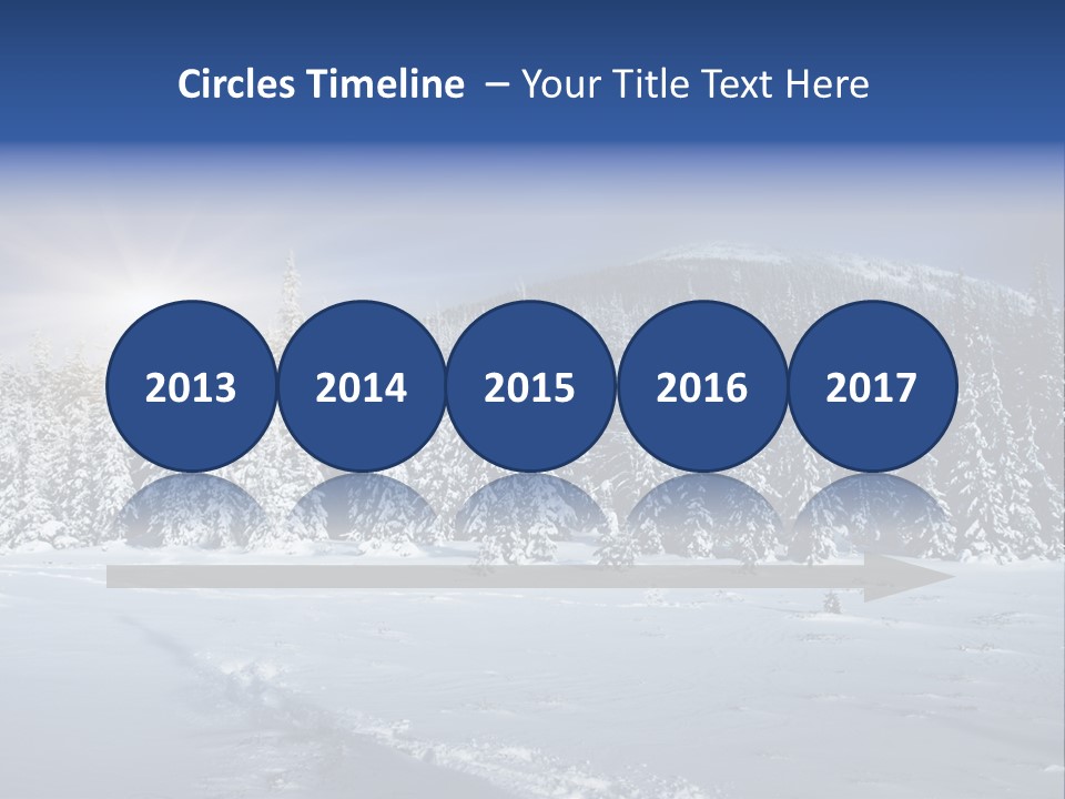 Nature Landscape Xmas PowerPoint Template