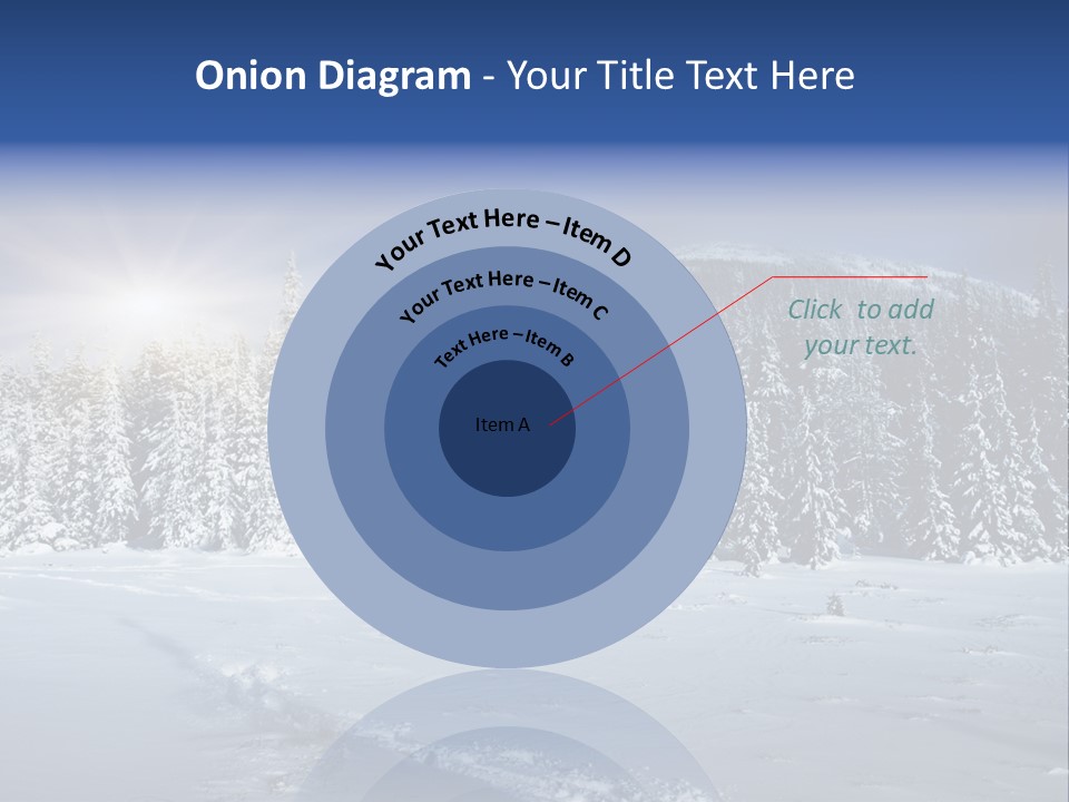 Nature Landscape Xmas PowerPoint Template