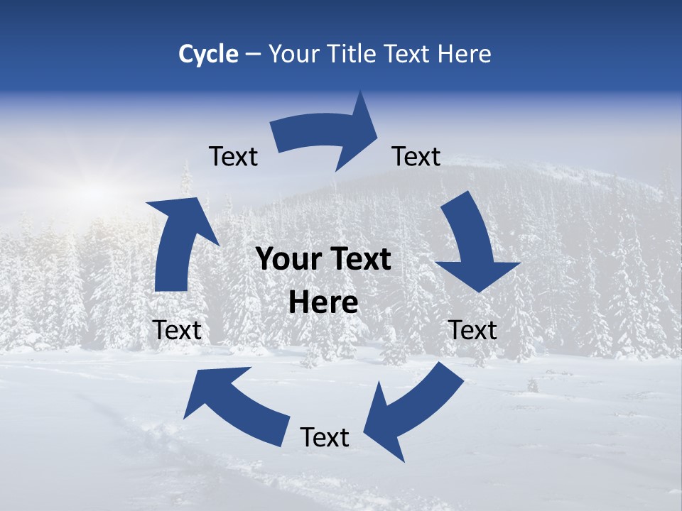 Nature Landscape Xmas PowerPoint Template