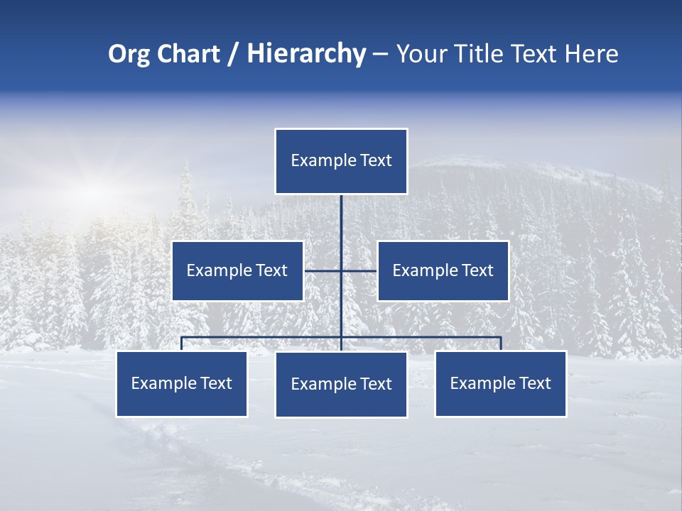 Nature Landscape Xmas PowerPoint Template