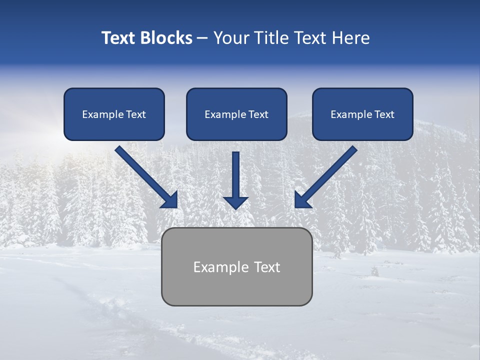 Nature Landscape Xmas PowerPoint Template
