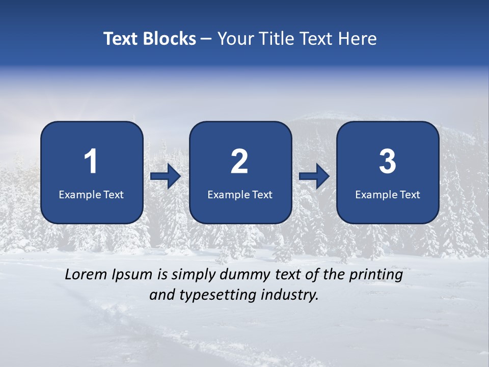 Nature Landscape Xmas PowerPoint Template