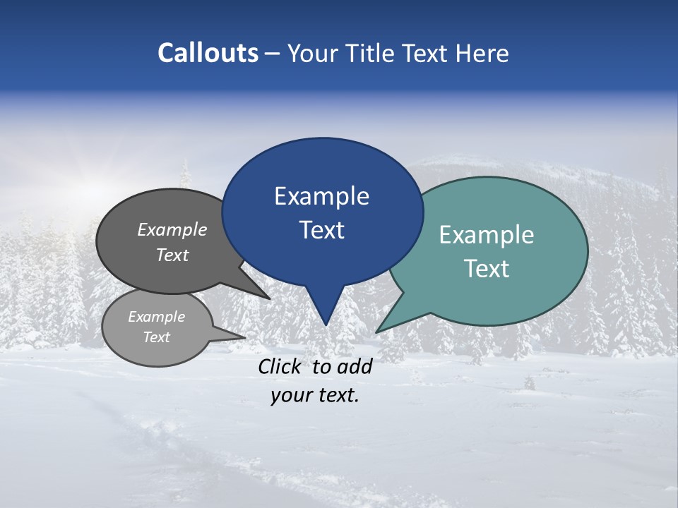 Nature Landscape Xmas PowerPoint Template