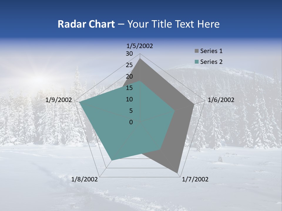 Nature Landscape Xmas PowerPoint Template