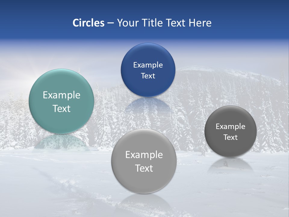 Nature Landscape Xmas PowerPoint Template