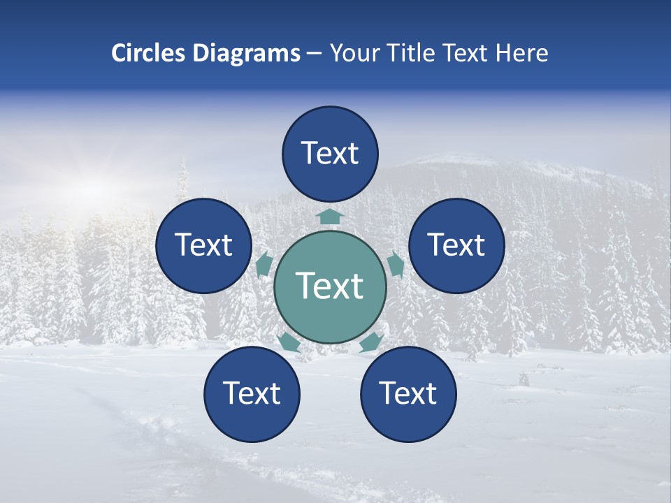 Nature Landscape Xmas PowerPoint Template