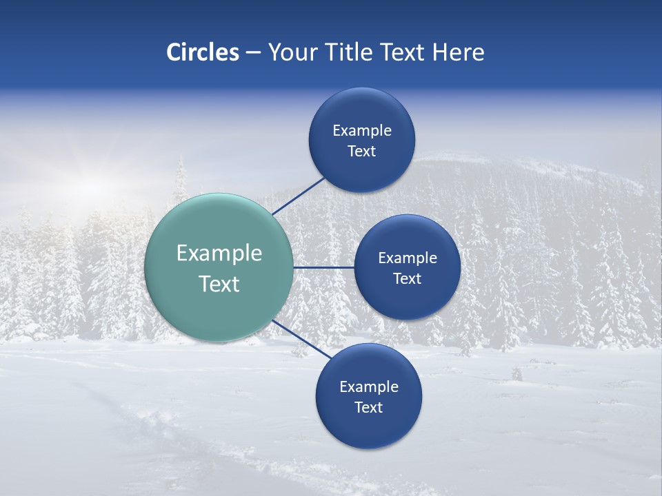 Nature Landscape Xmas PowerPoint Template