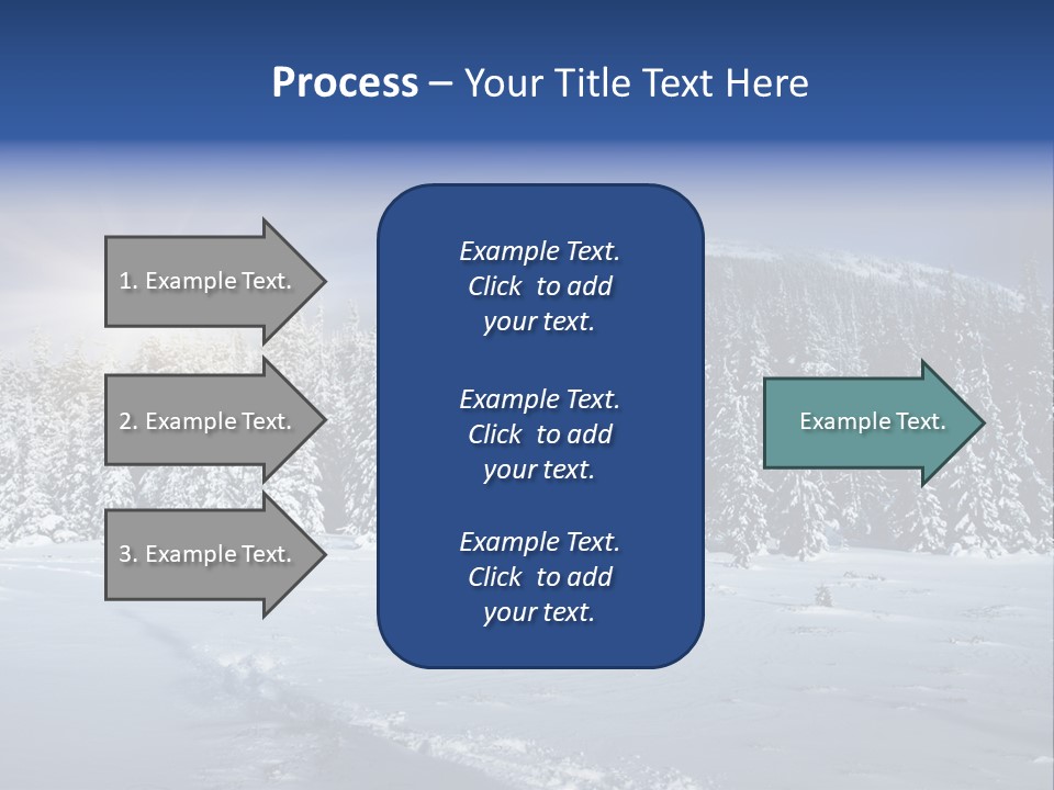 Nature Landscape Xmas PowerPoint Template