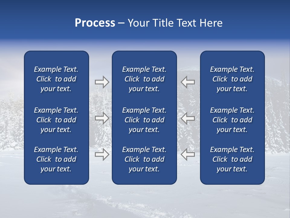 Nature Landscape Xmas PowerPoint Template