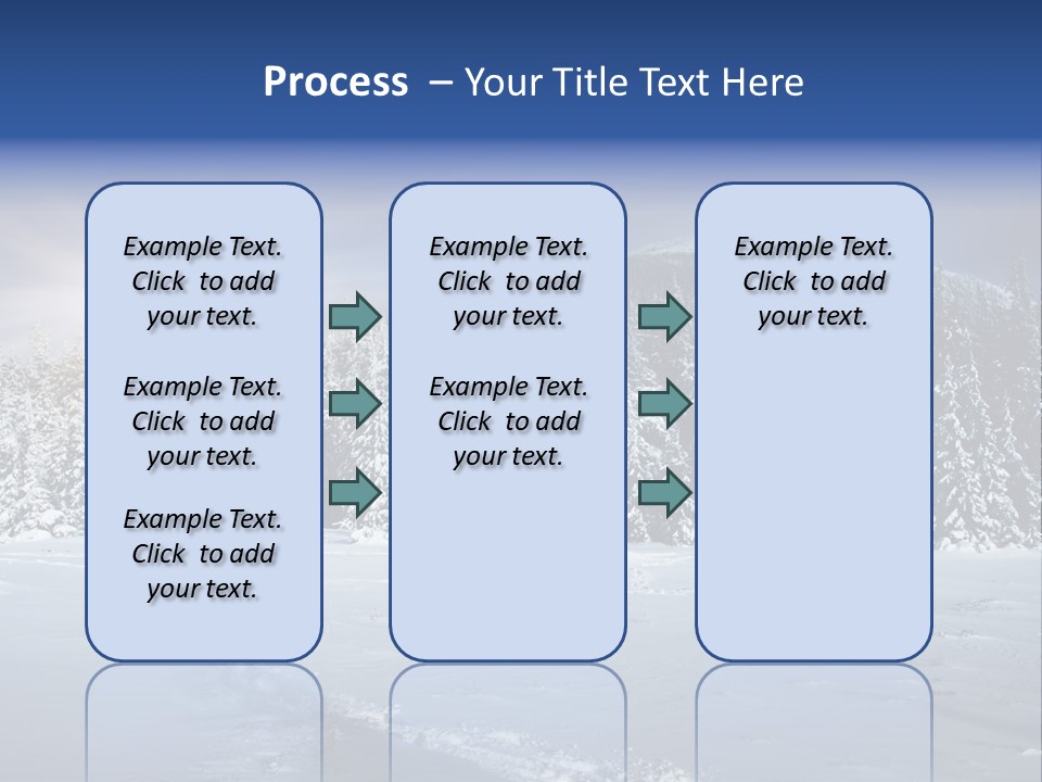 Nature Landscape Xmas PowerPoint Template