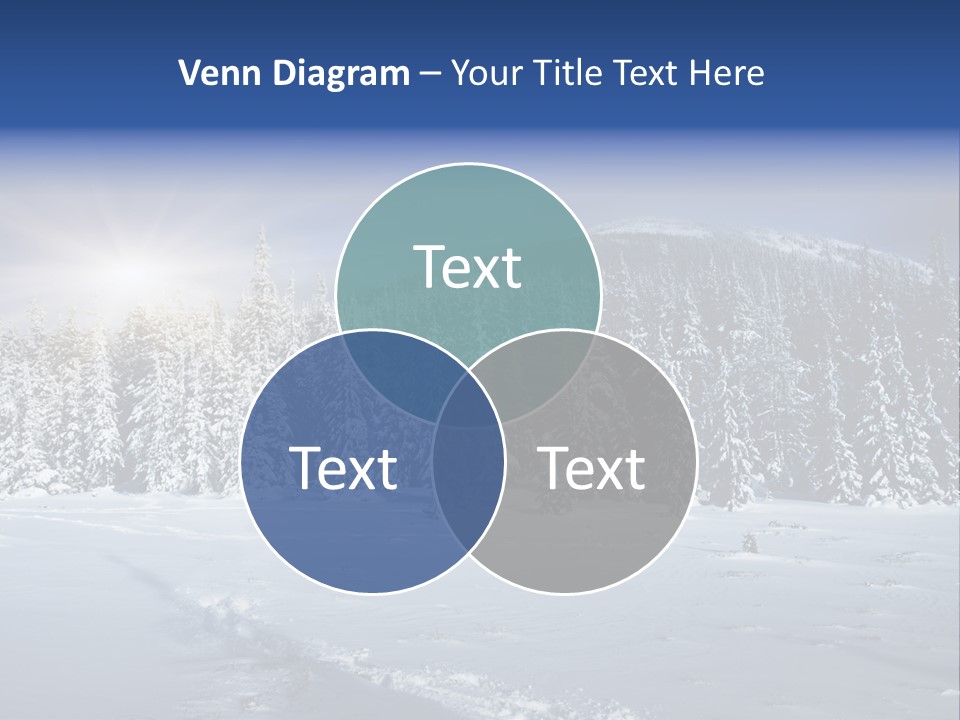 Nature Landscape Xmas PowerPoint Template