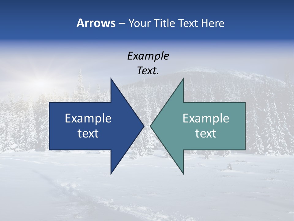 Nature Landscape Xmas PowerPoint Template