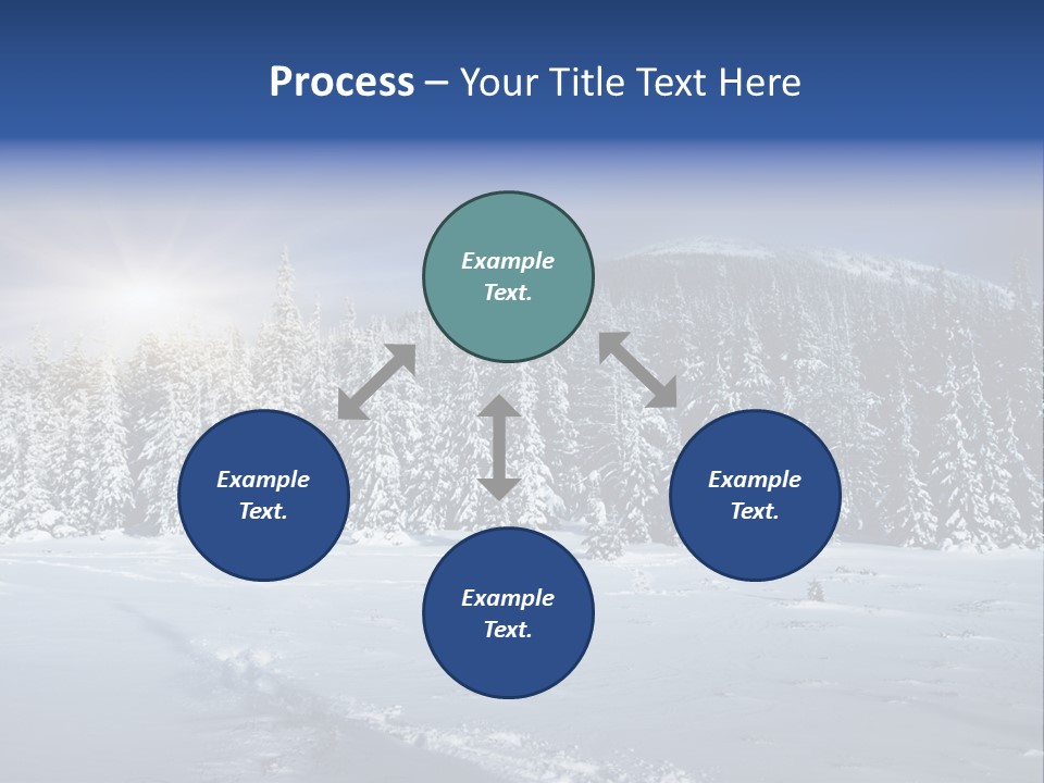 Nature Landscape Xmas PowerPoint Template