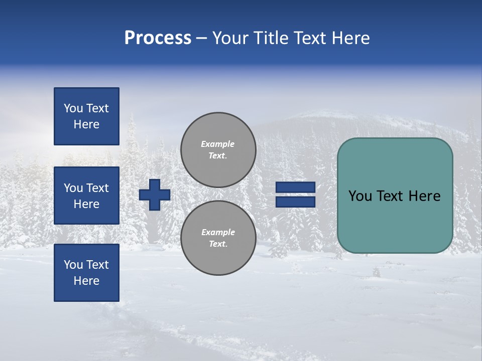 Nature Landscape Xmas PowerPoint Template