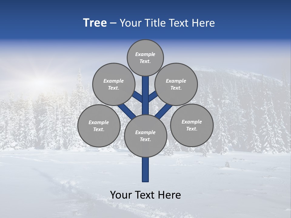 Nature Landscape Xmas PowerPoint Template