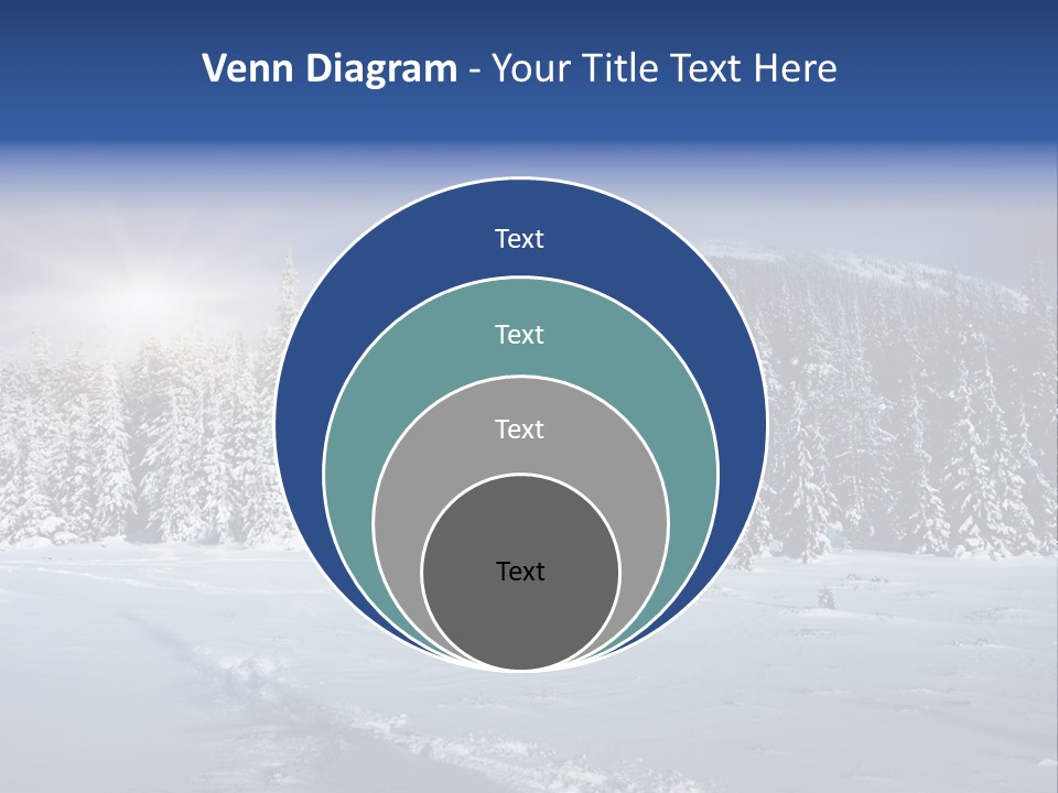 Nature Landscape Xmas PowerPoint Template