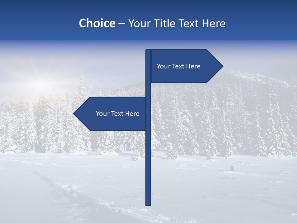 Nature Landscape Xmas PowerPoint Template