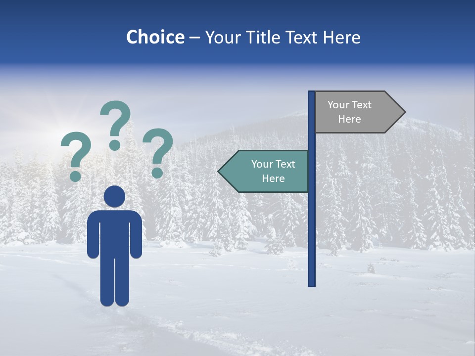 Nature Landscape Xmas PowerPoint Template
