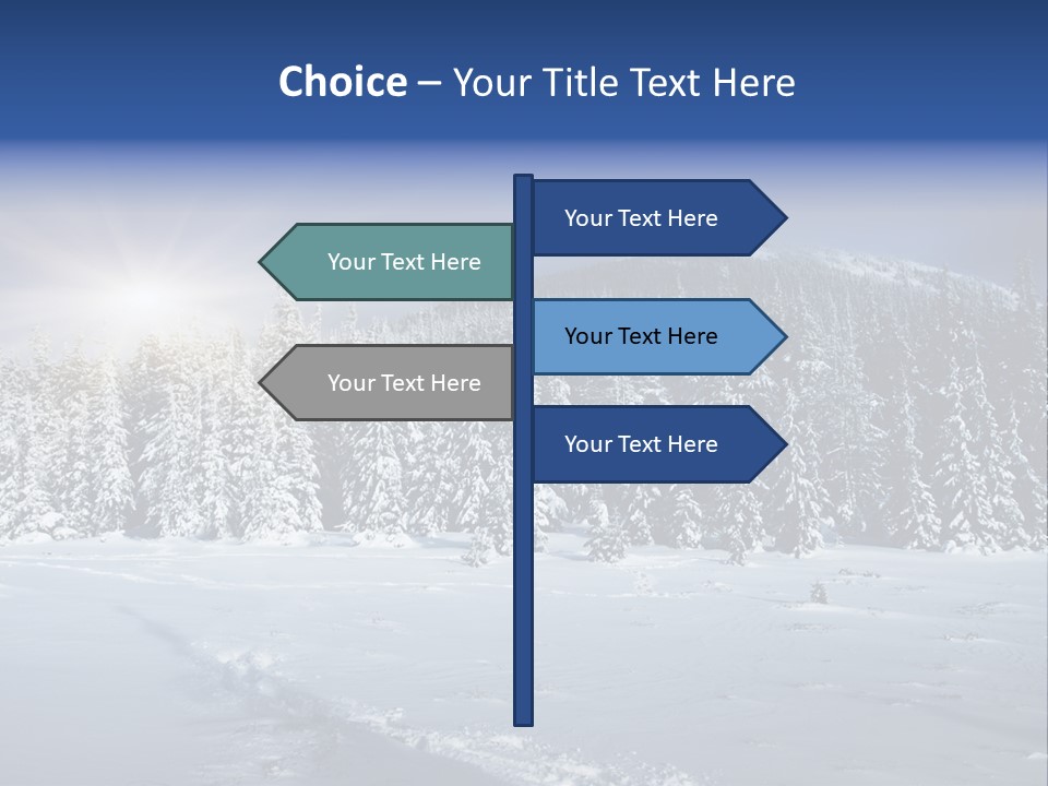 Nature Landscape Xmas PowerPoint Template