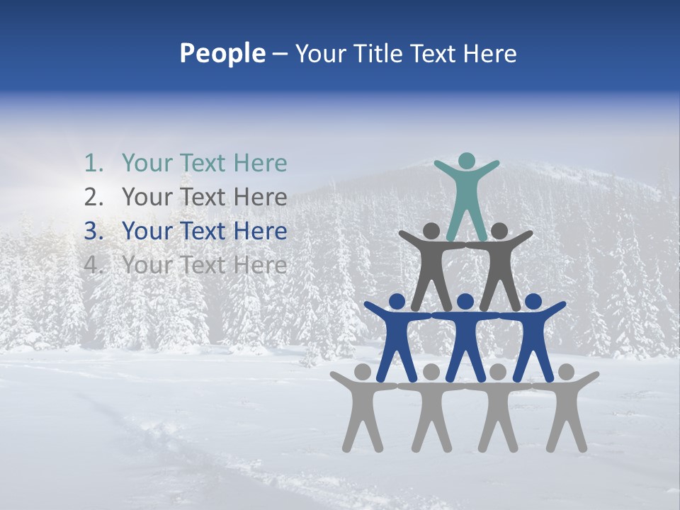 Nature Landscape Xmas PowerPoint Template