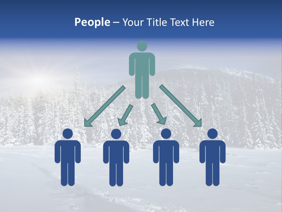 Nature Landscape Xmas PowerPoint Template