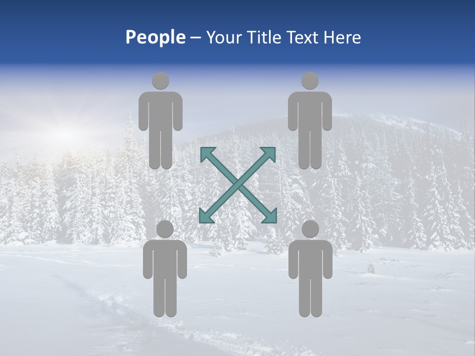 Nature Landscape Xmas PowerPoint Template