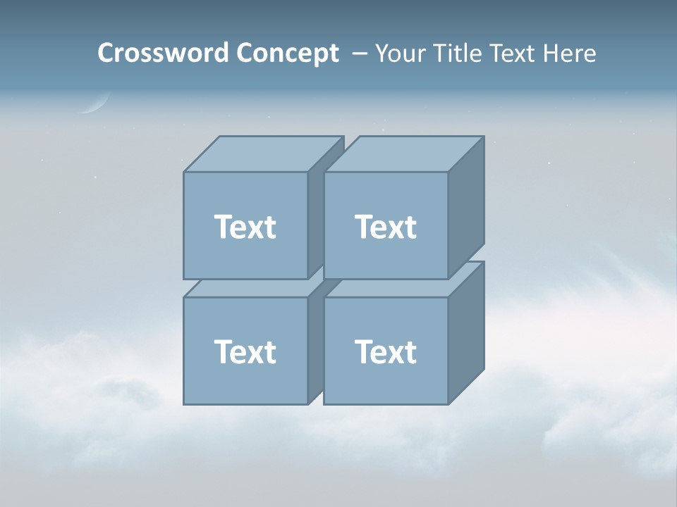 Mystical Cloud Background PowerPoint Template