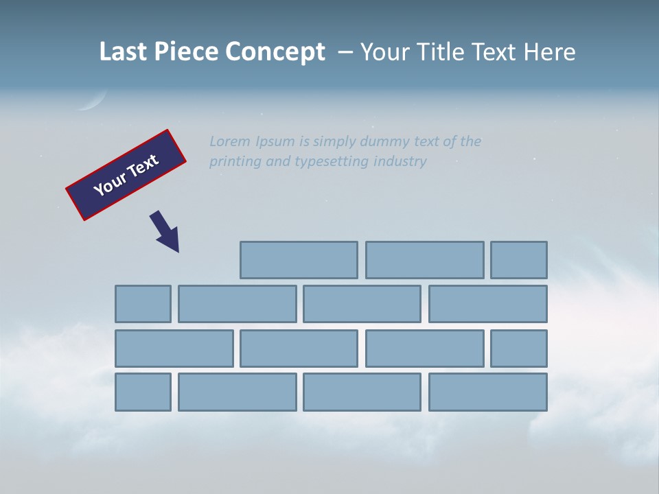 Mystical Cloud Background PowerPoint Template