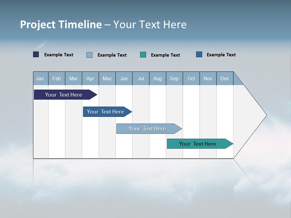Mystical Cloud Background PowerPoint Template