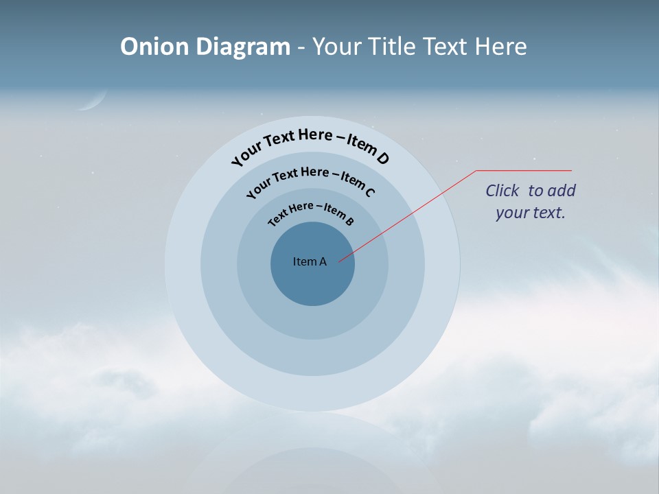 Mystical Cloud Background PowerPoint Template