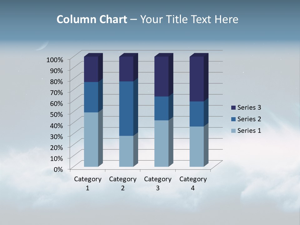 Mystical Cloud Background PowerPoint Template