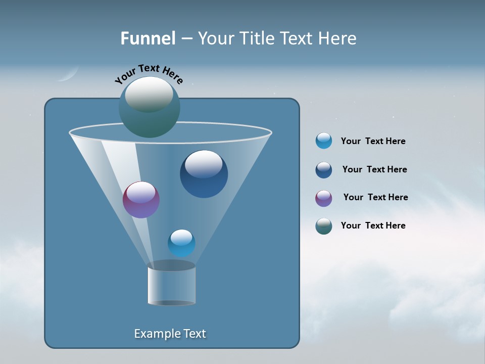 Mystical Cloud Background PowerPoint Template