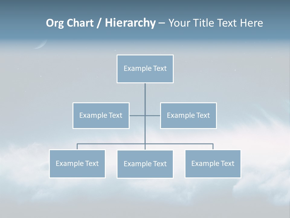 Mystical Cloud Background PowerPoint Template