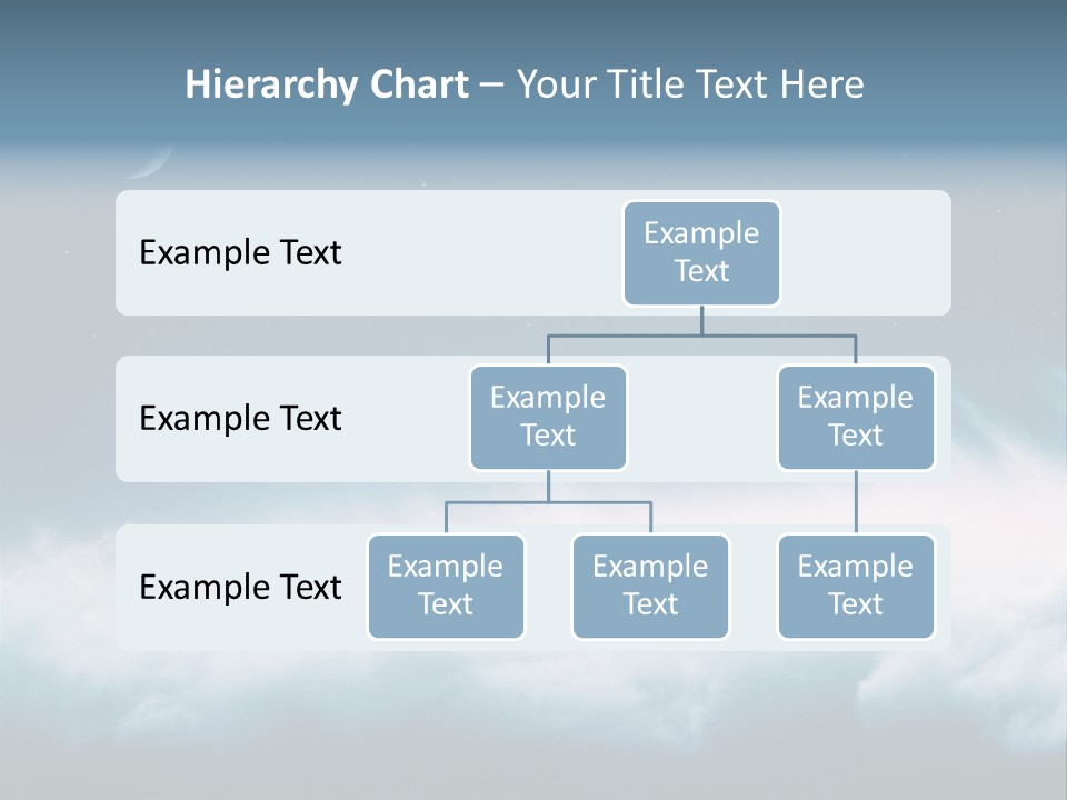 Mystical Cloud Background PowerPoint Template